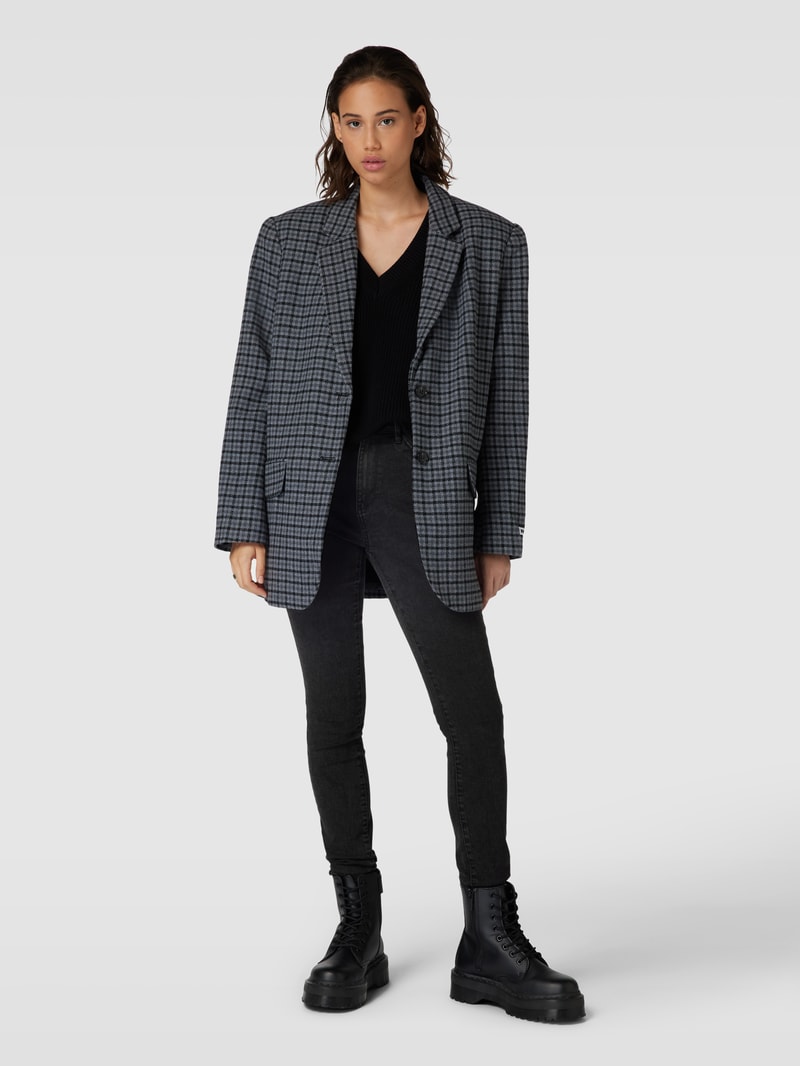 Skinny Fit Jeans mit 5-Pocket-Design Modell 'ROSE' in schwarz