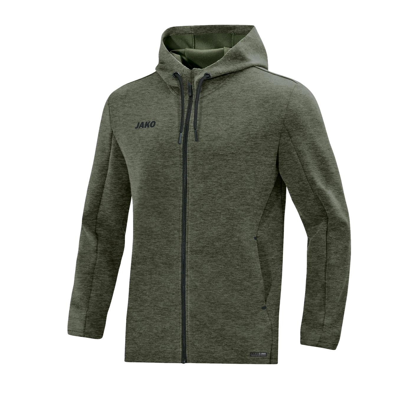 Jako Premium Basic Kapuzenjacke Khaki F28