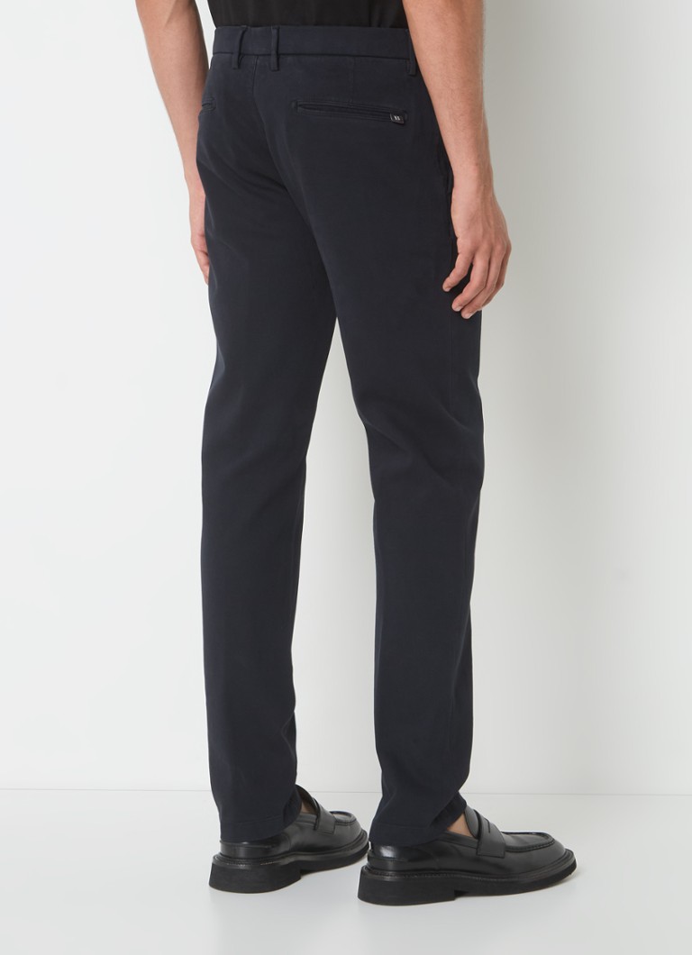 Pantaloni chino slim fit Boggi Milano cu buzunare interioare