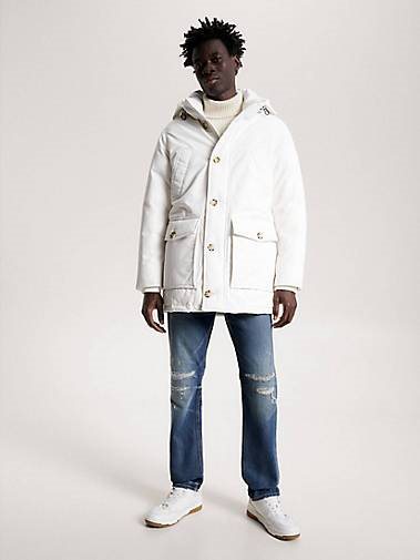TOMMY HILFIGER Herren Daunenjacke mit Kapuze ROCKIE NON FUR DOWN PARKA