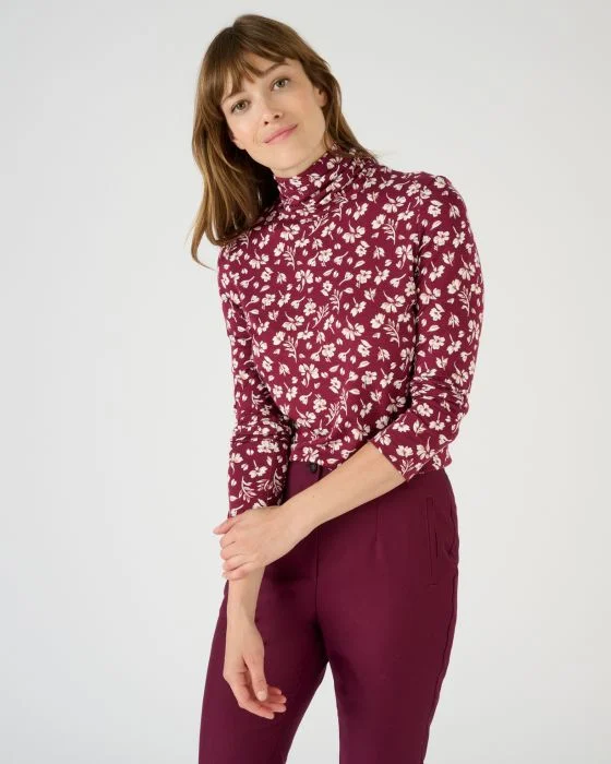 Sous pull maille col roulé