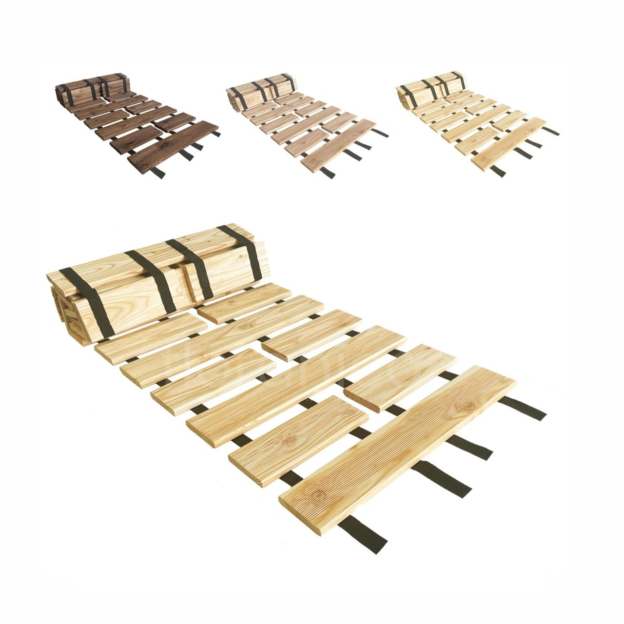 Floranica Gartenweg Rollweg 50 cm x 6 m Natur kürzbar Lärchenholz Laufweg Garten