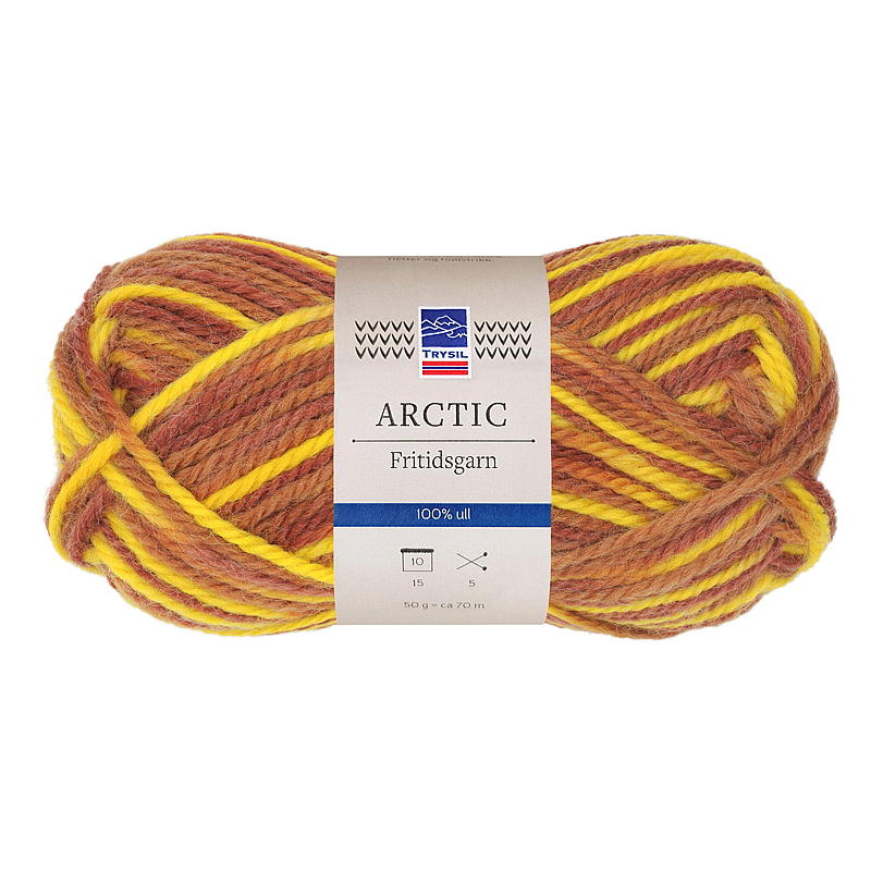 Trysil Arctic fritidsgarn gulfarget print