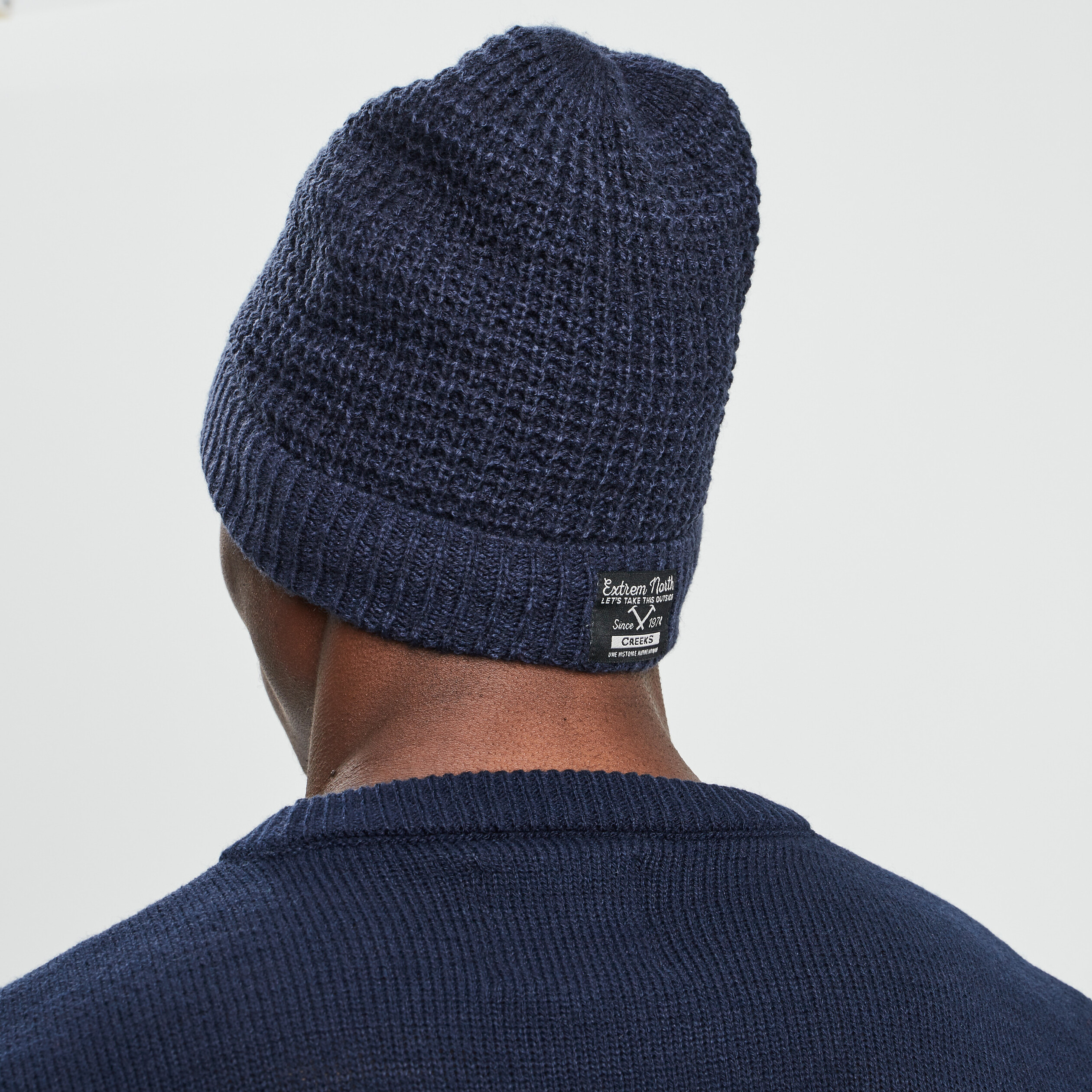Bonnet Creeks bleu marine homme | La Halle