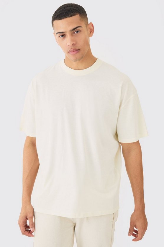 Oversize T-Shirt mit Skelett-Print