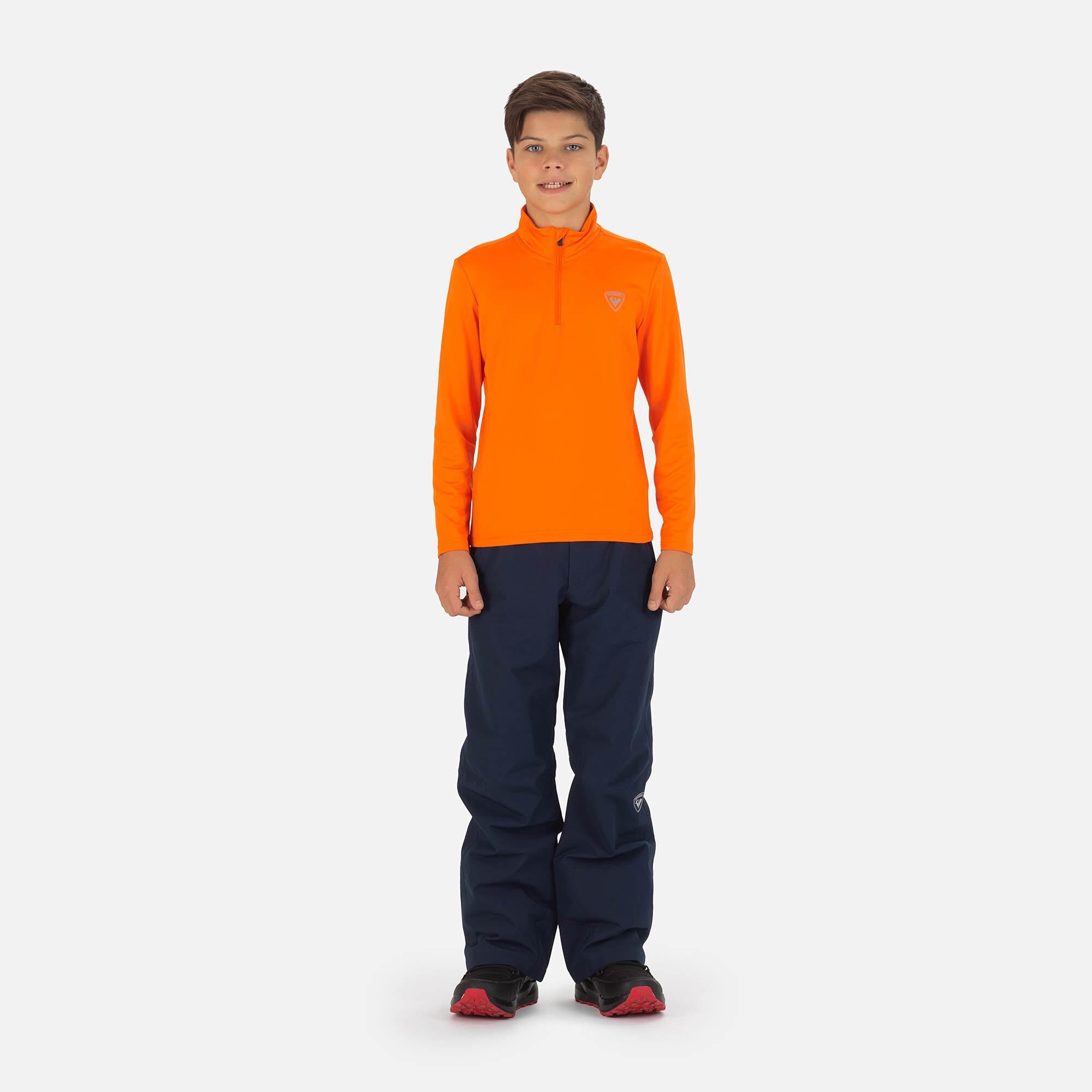 Haut en polaire stretch demi-zip Garçon