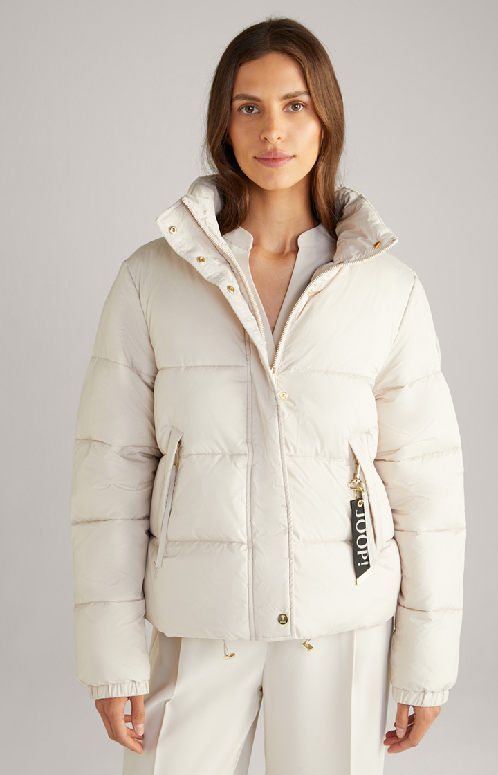 Steppjacke in Offwhite