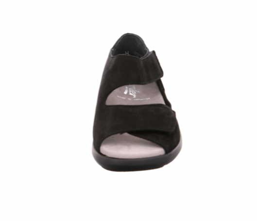 SEMLER Komfort Sandalen schwarz
