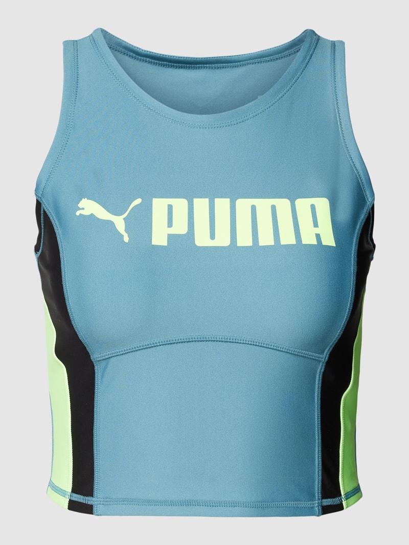Crop Top im Colour-Blocking-Design in mint
