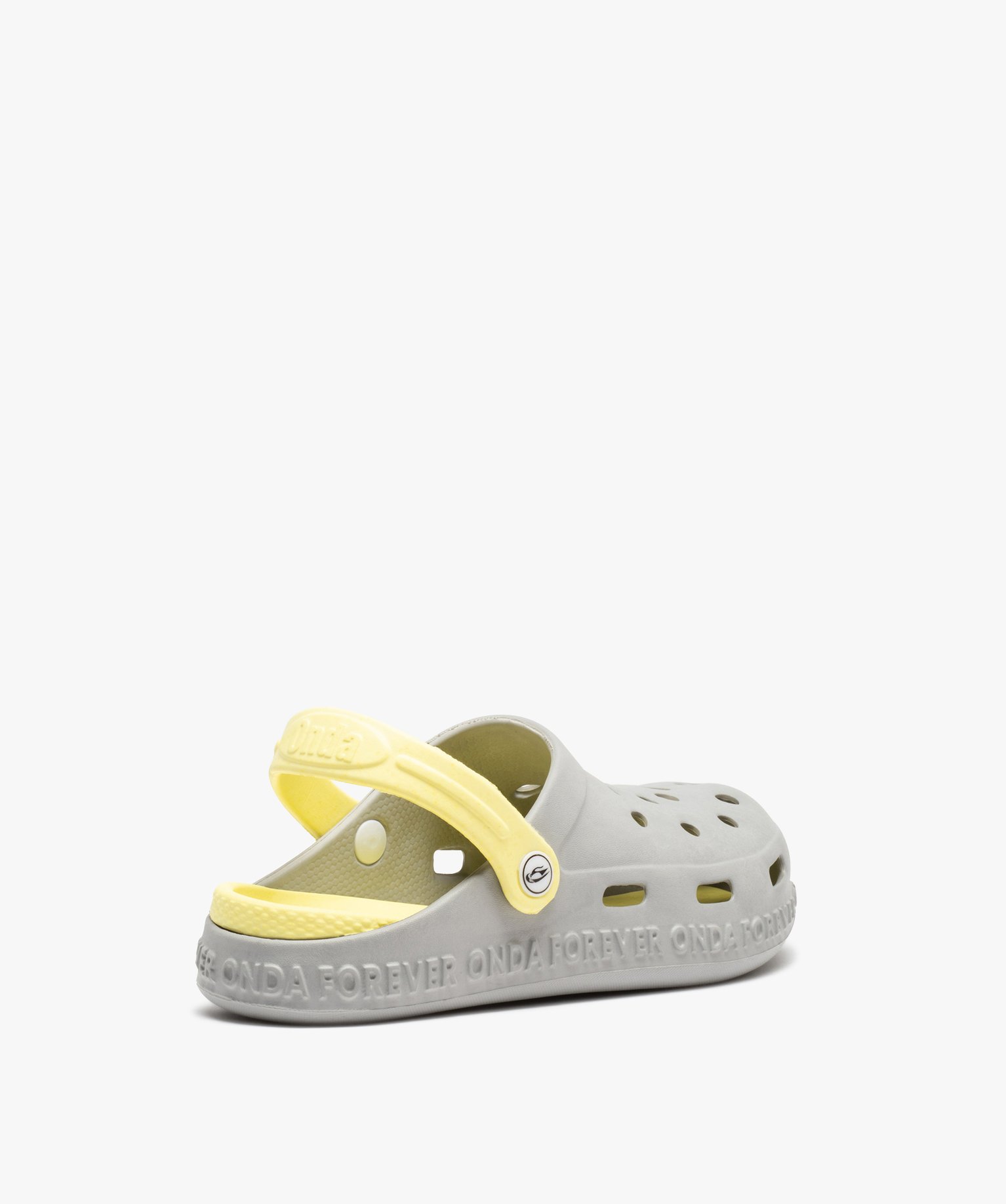 Mules de piscine Garçon style sabot et bicolores gris | GEMO