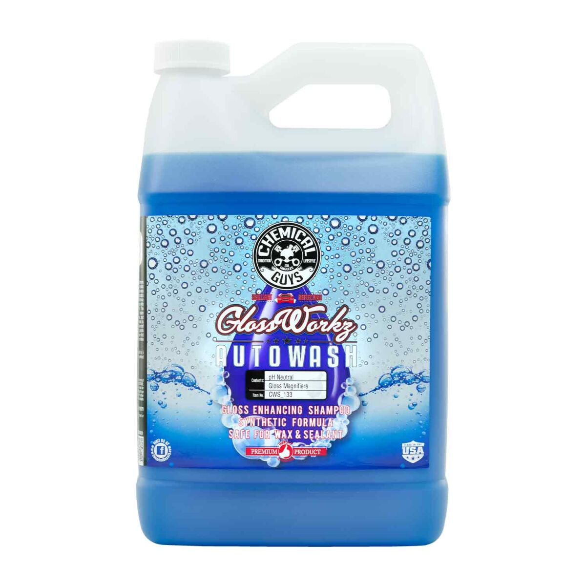 Chemical Guys GlossWorkz glanzverstärkendes Autoshampoo 3,79L