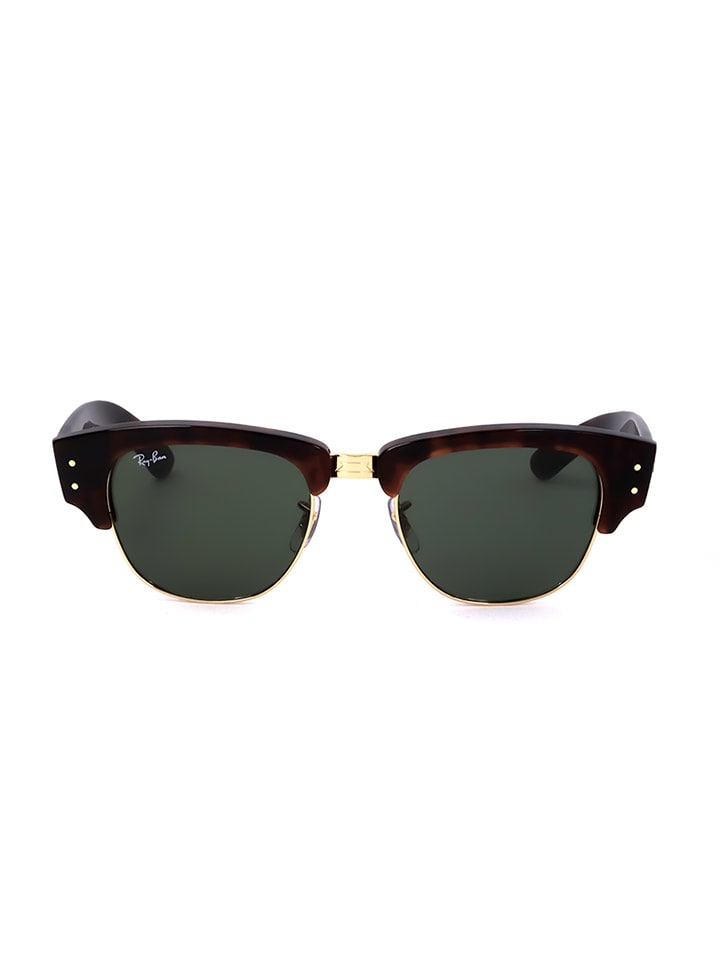 Ray Ban Unisex-Sonnenbrille in Braun-Gold/ Schwarz günstig kaufen 53