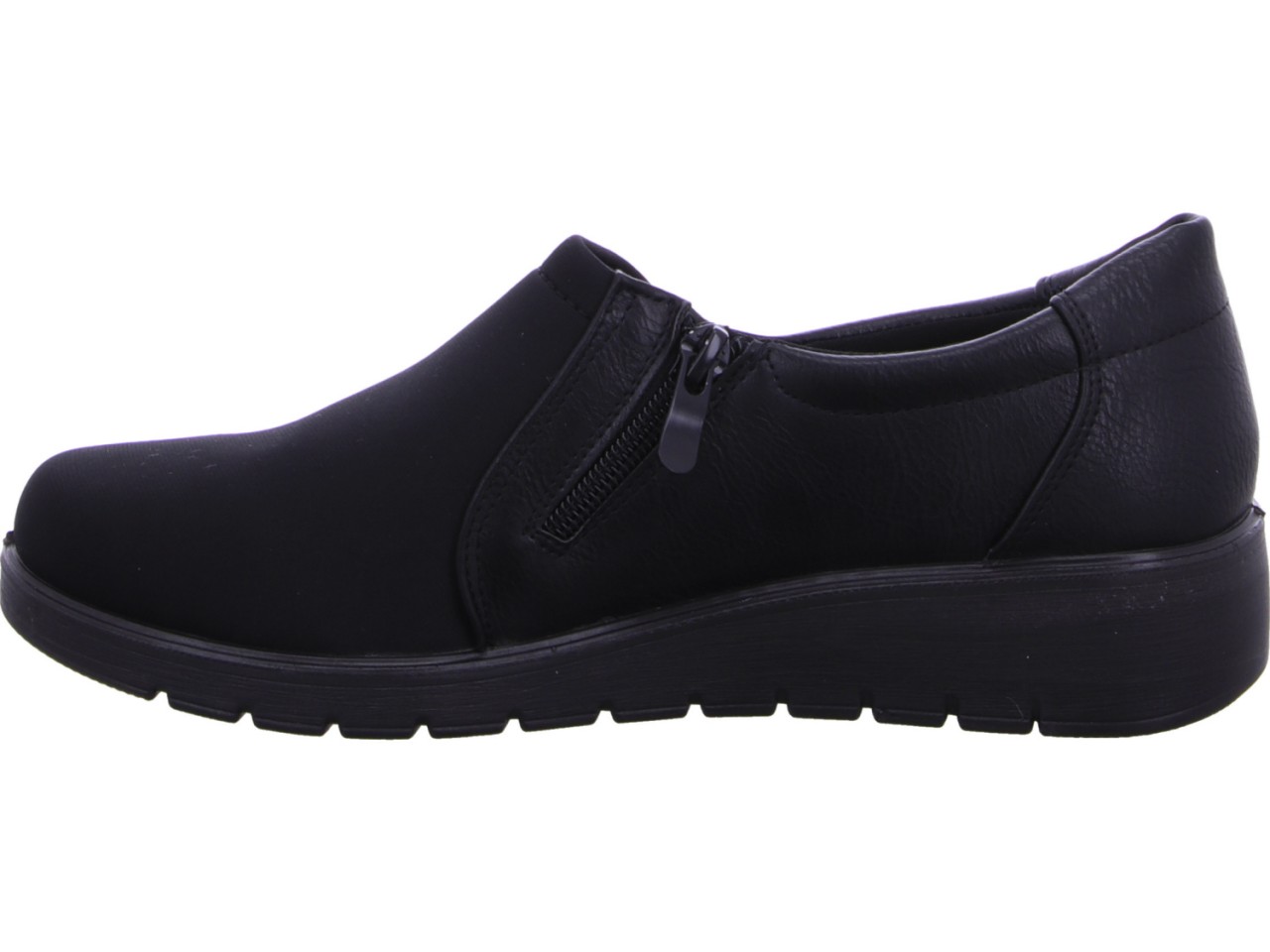 DIVERSE Sportliche Slipper schwarz