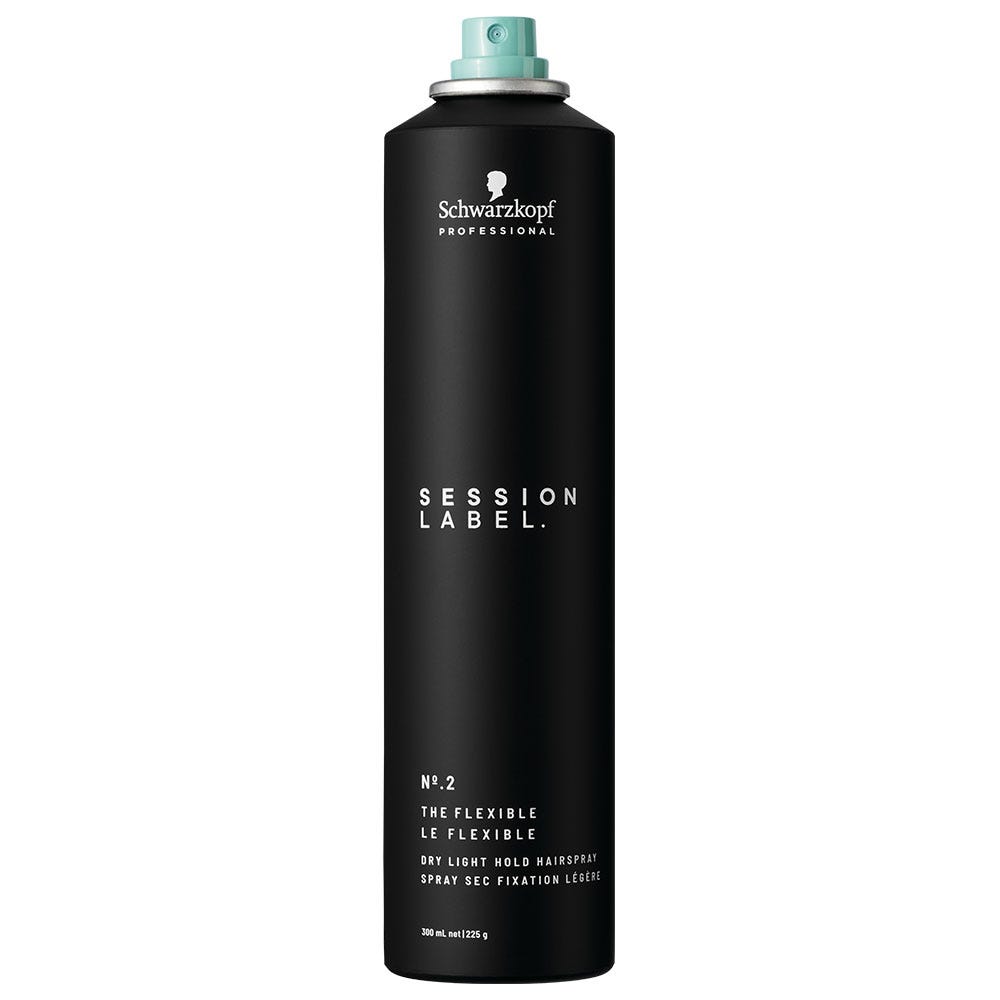 Schwarzkopf Session Label The Flexible Dry Light Hold Hairspray 300 ml