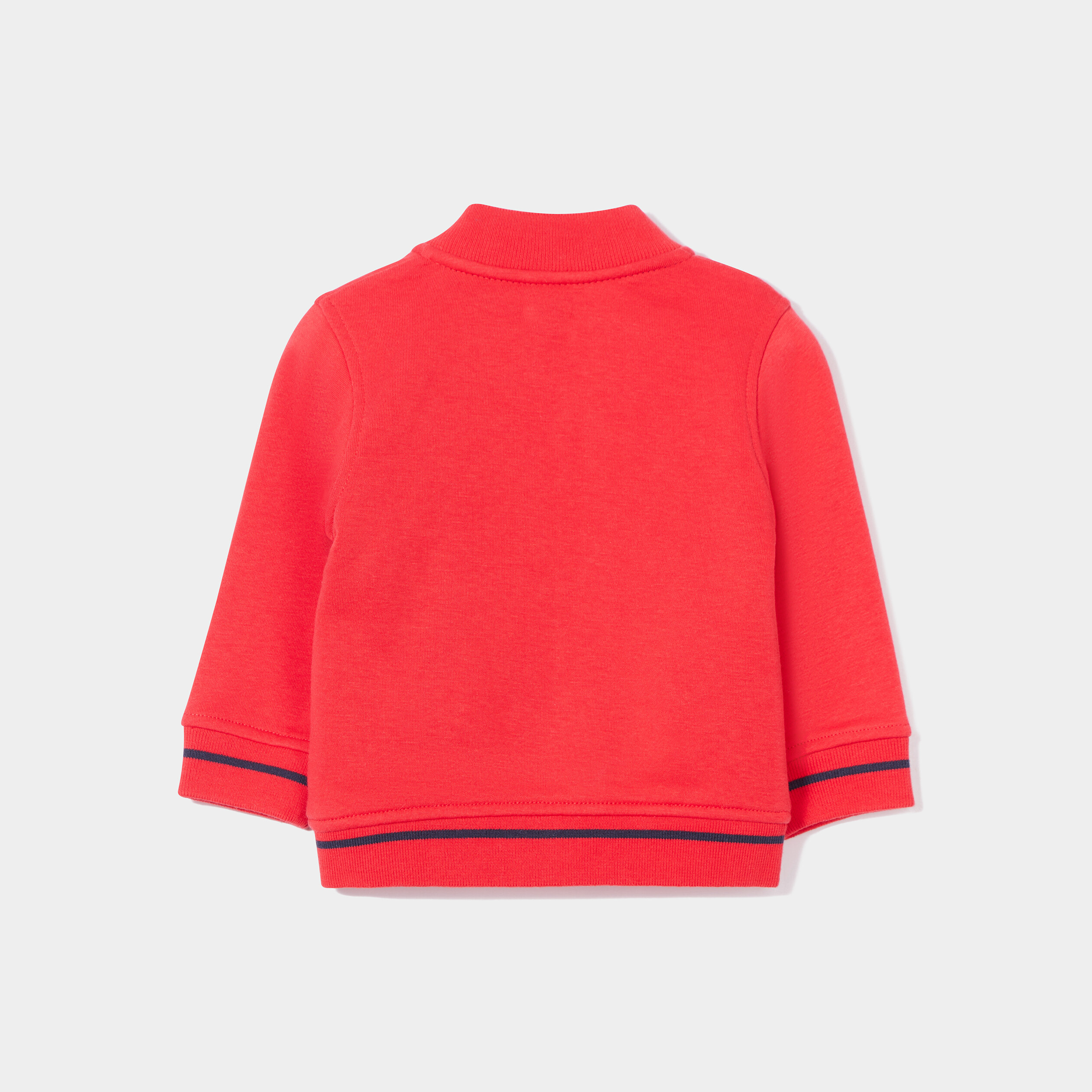 Ensemble 2 pièces t-shirt et gilet teddy rouge bébé garçon | La Halle