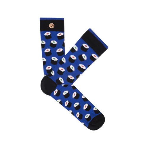 Chaussettes Giuseppe & Safia bleu