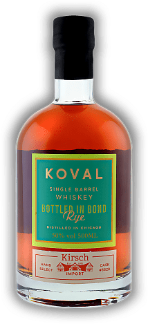 Koval Single Barrel Rye Whiskey Bottled in Bond #5628 50% Koval Single Barrel Rye Whiskey Bottled in Bond #5628 50% Limited Edition. 0,5	 Liter - Vol 50%