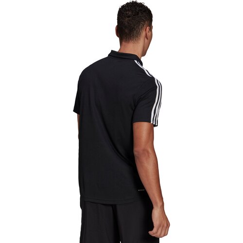 ADIDAS HERREN PRIMEBLUE DESIGNED TO MOVE SPORT 3-STREIFEN POLOSHIRT