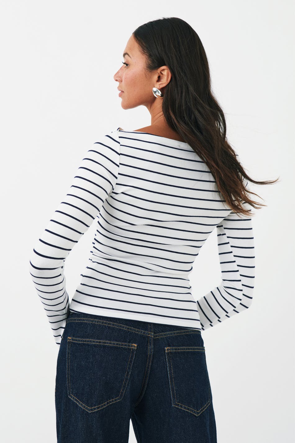 Soft boatneck top