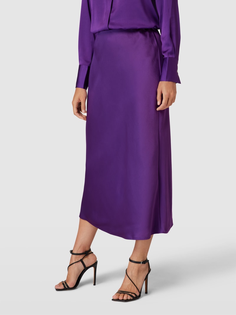 Midirock mit elastischem Bund Modell 'MIA' in purple