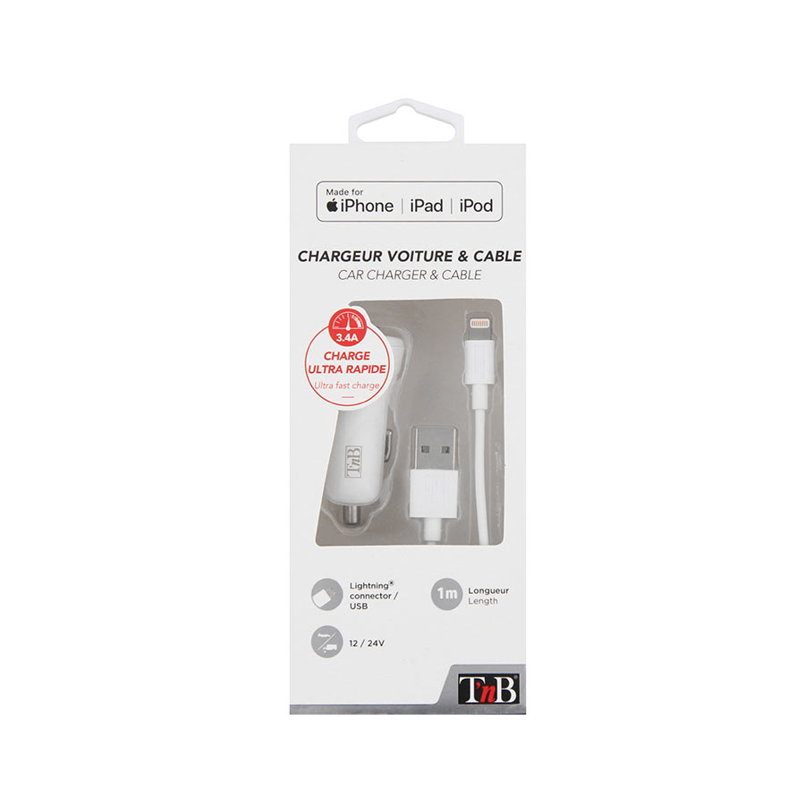 USB-Charger mit Lightning-Kabel von t'nb - ATU