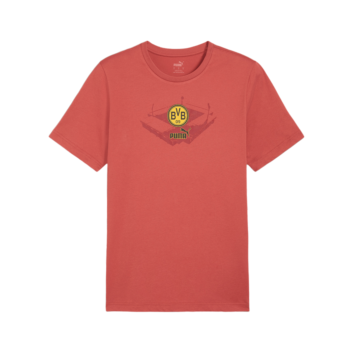 PUMA BVB Dortmund Ftbl ICONS T-Shirt Rot F04