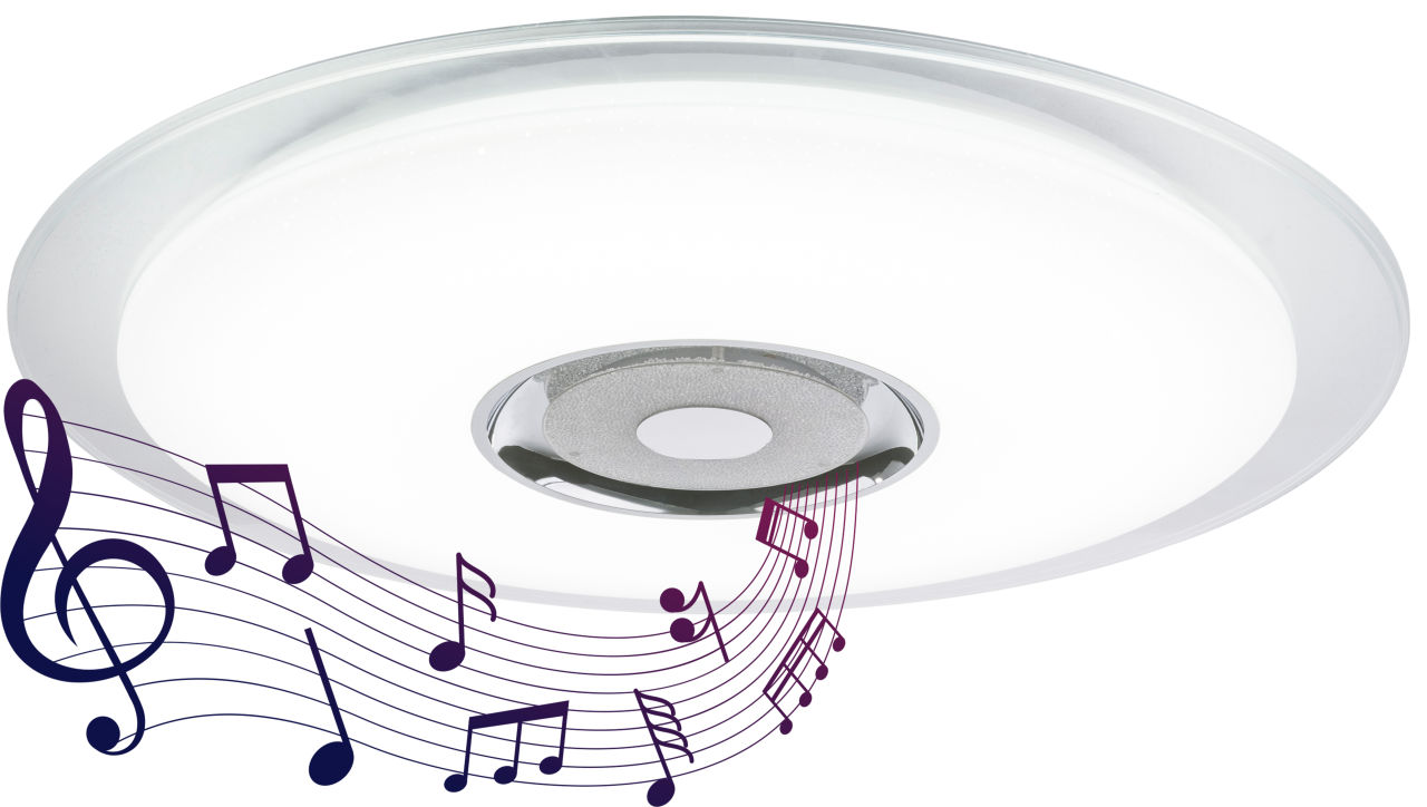 Globo Lighting - TUNE - Deckenleuchte Metall weiß, LED