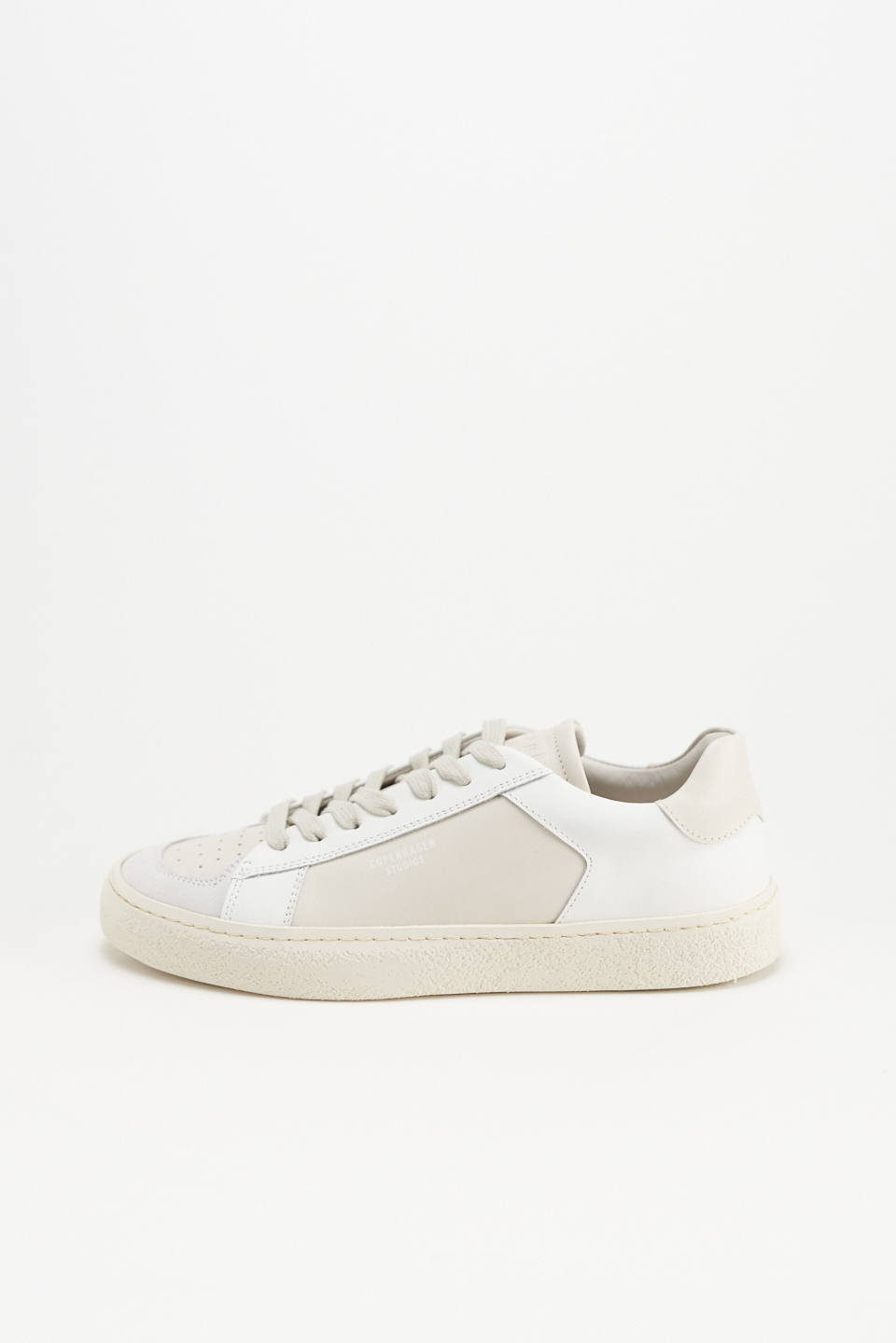 CPH157 leather mix cream beige/white