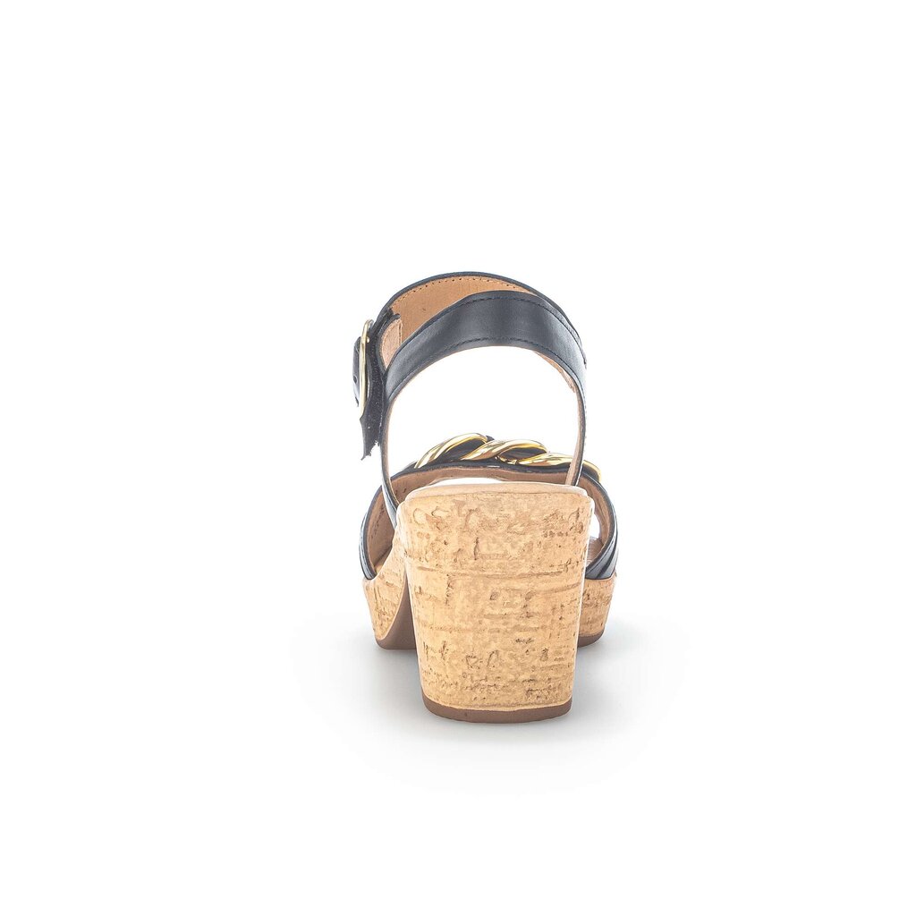 Gabor fashion Plateau Sandale schwarz