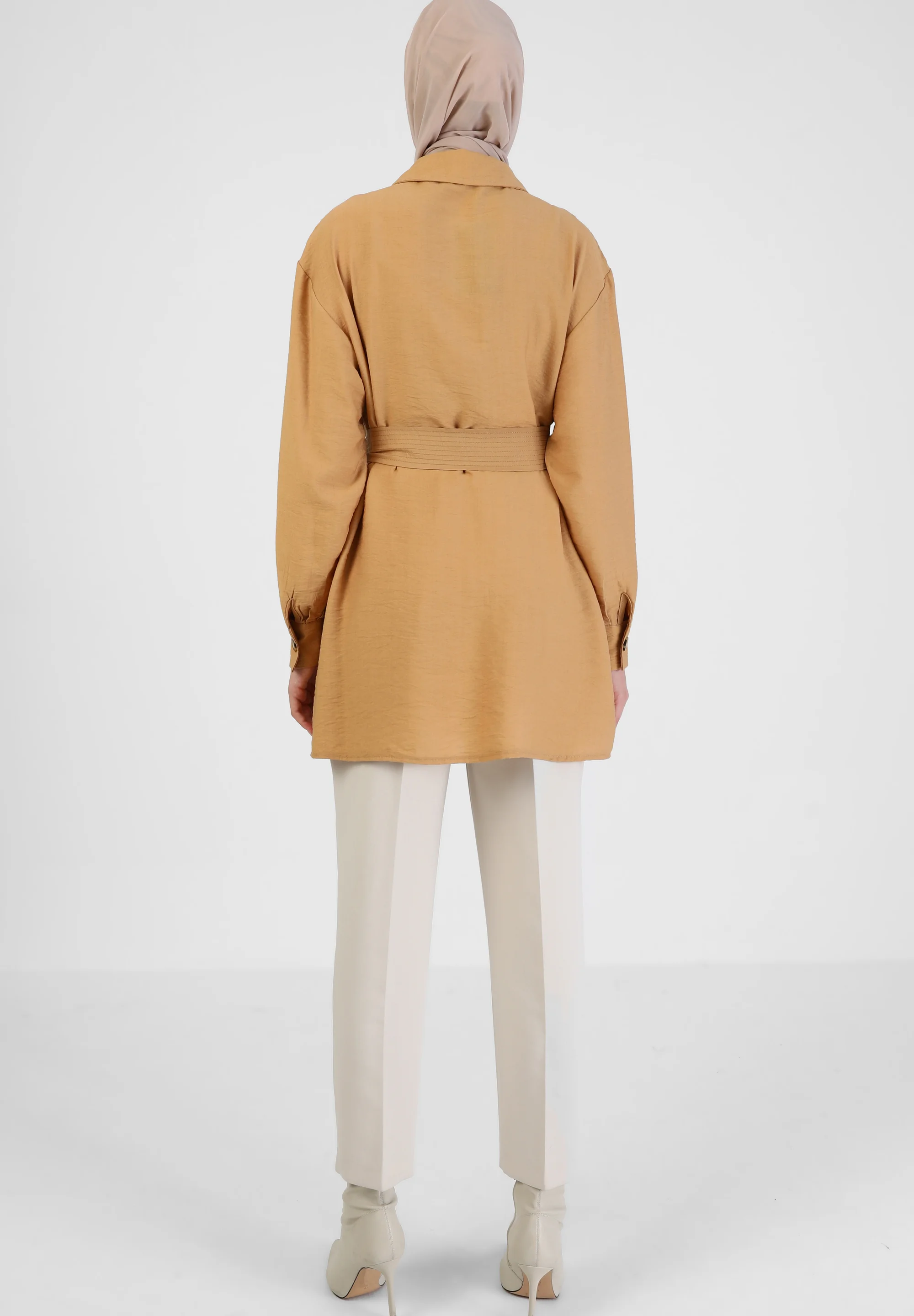 Modanisa POINT COLLAR REFKA - Gabardina