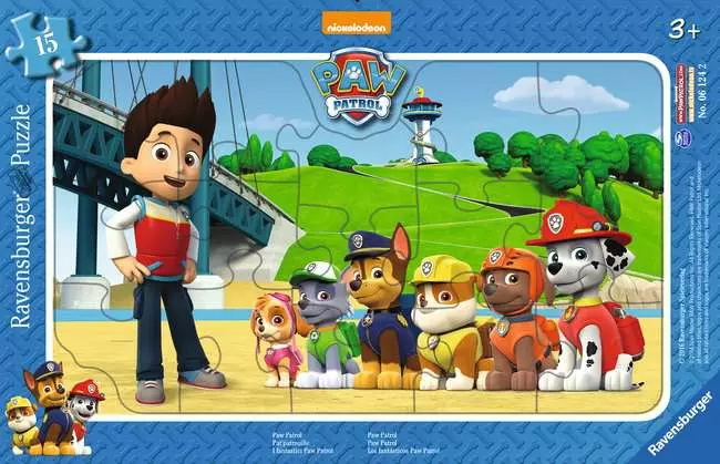 Kinderpuzzle ab 3 Jahren - Paw Patrol - 15 Teile