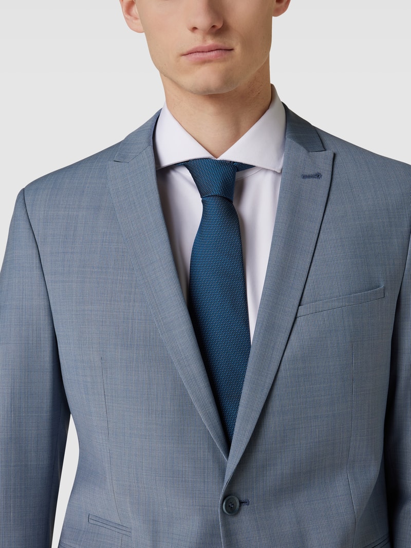 Krawatte mit Allover-Muster in royalblau