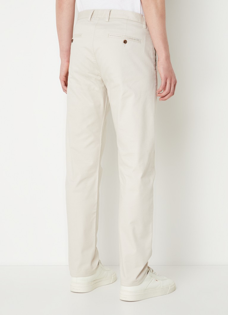 Pantaloni chino Gant, taglio affusolato con elasticità