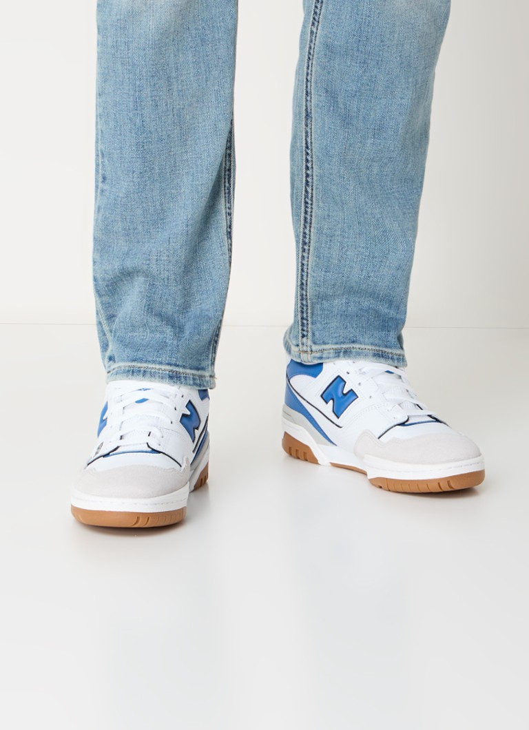 Δερμάτινα αθλητικά παπούτσια New Balance 550 με σουέτ λεπτομέρειες