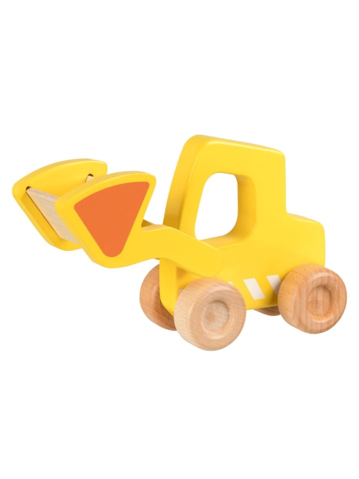 Goki Spielfahrzeug aus Holz - Radlader in gelb günstig kaufen onesize