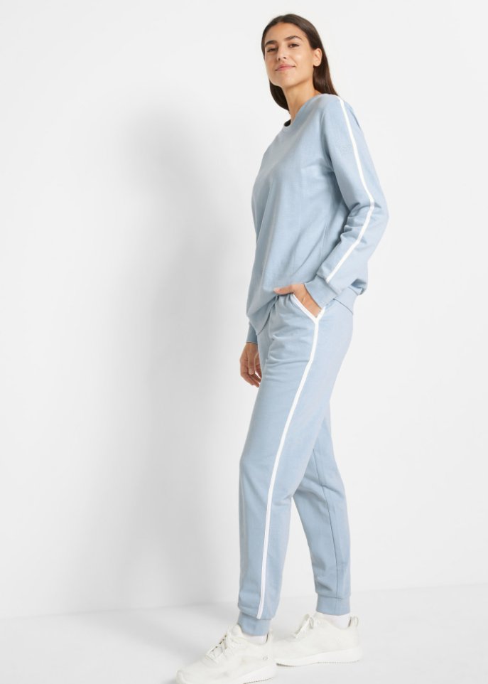 Baumwoll-Jogginganzug (2-tlg.Set)
