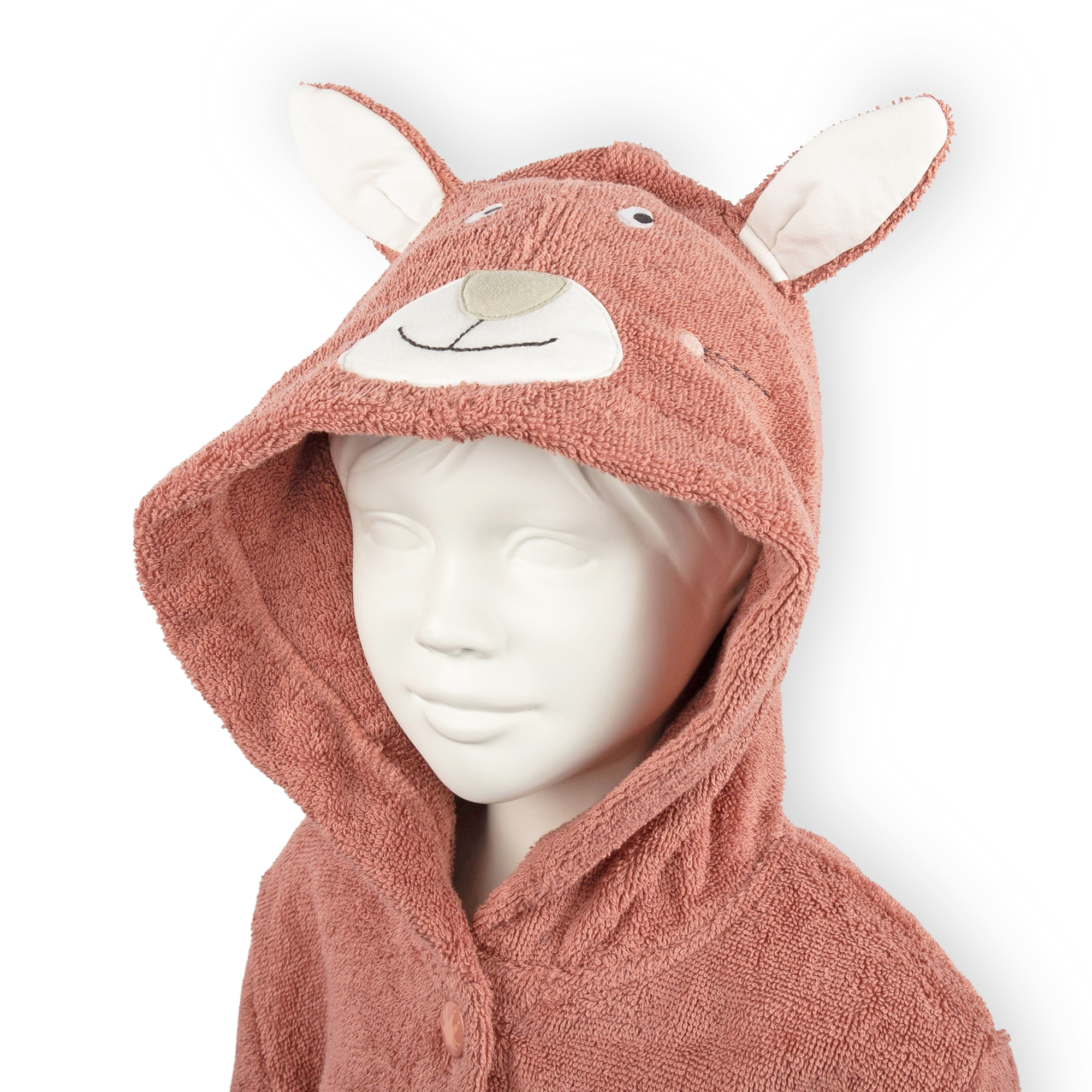 Kinder Bademantel Hase