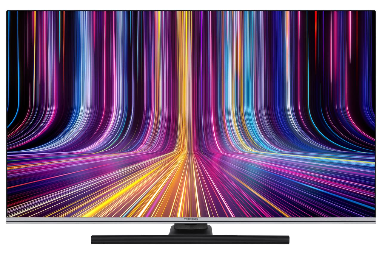 Telefunken QU43AN900M 43 Zoll QLED Fernseher / Android Smart TV (4K Ultra HD, HDR Dolby Vision)