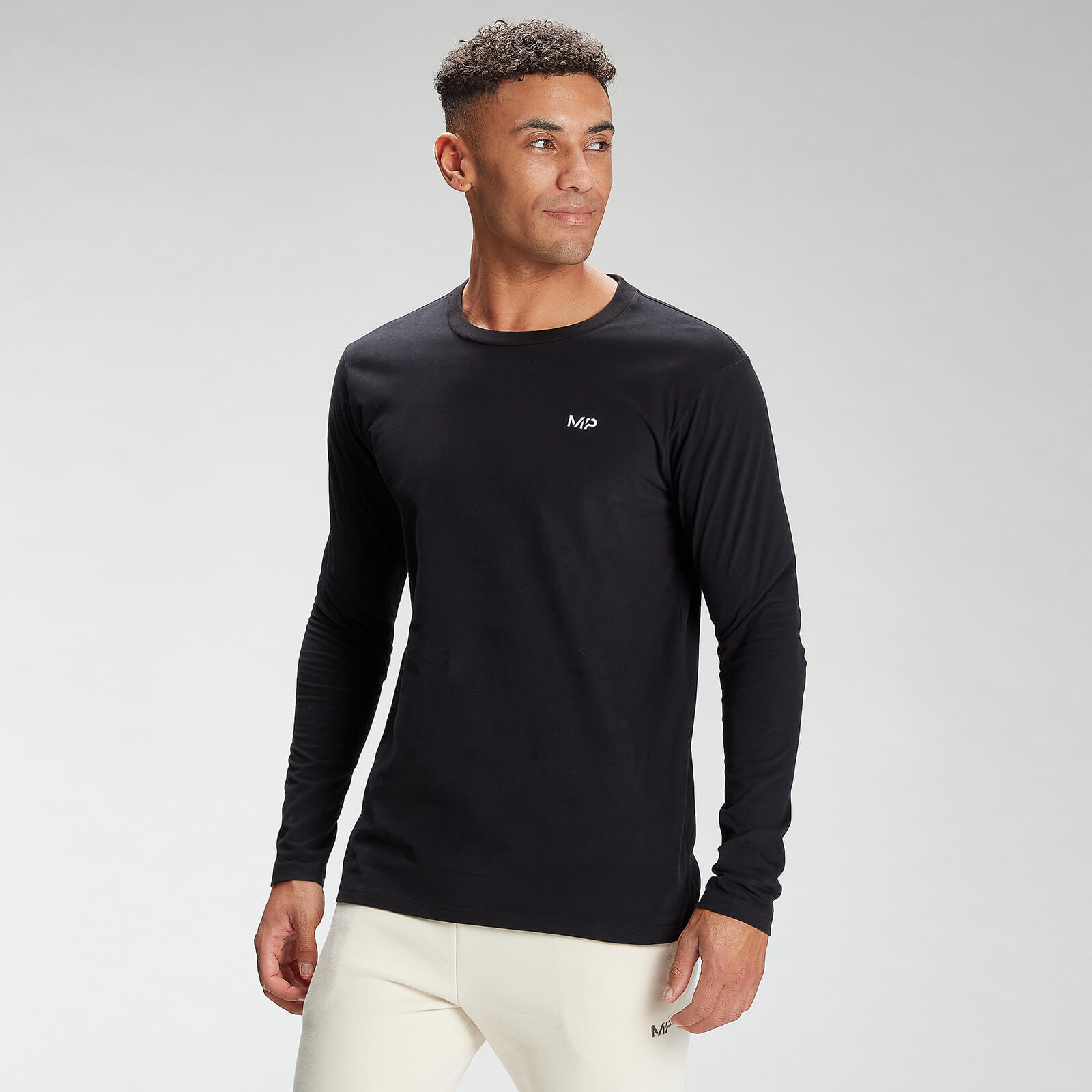 Haut à manches longues MP Essentials pour hommes – Noir