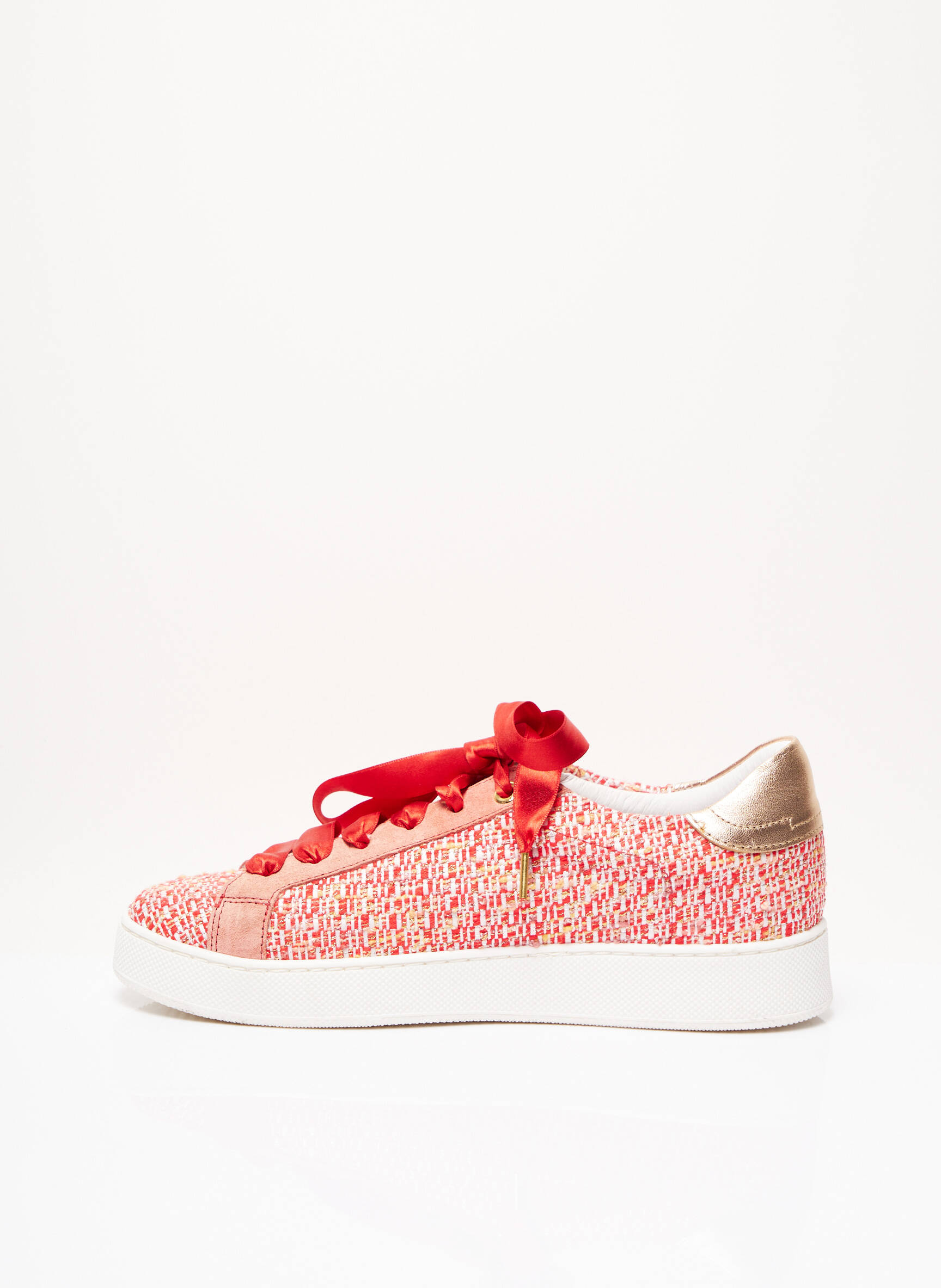 Vaddia Baskets Femme couleur rouge
