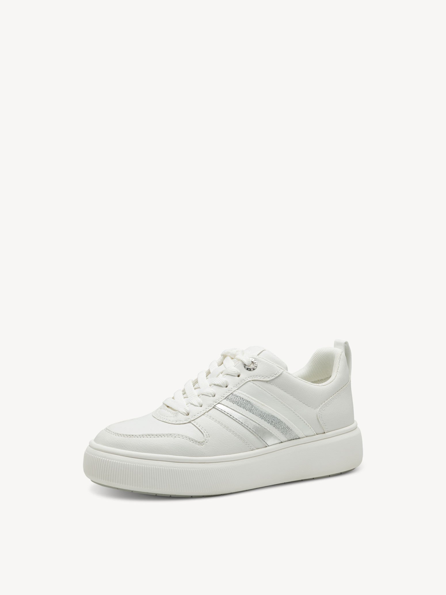 Basket en cuir - blanc