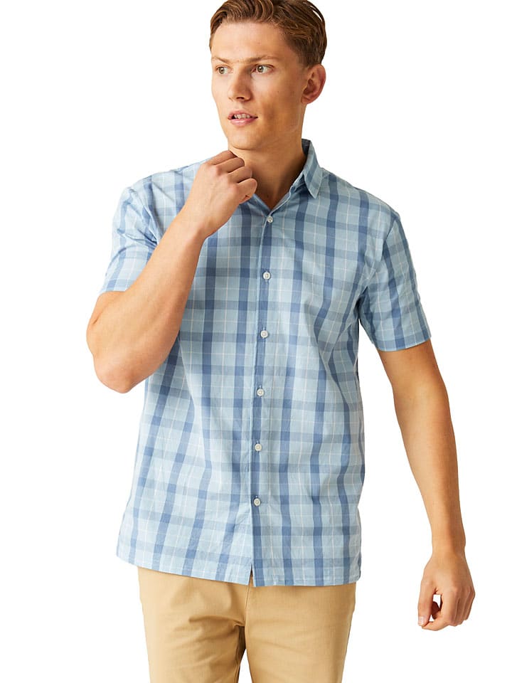Regatta Hemd ''Denmoor'' in Hellblau günstig kaufen