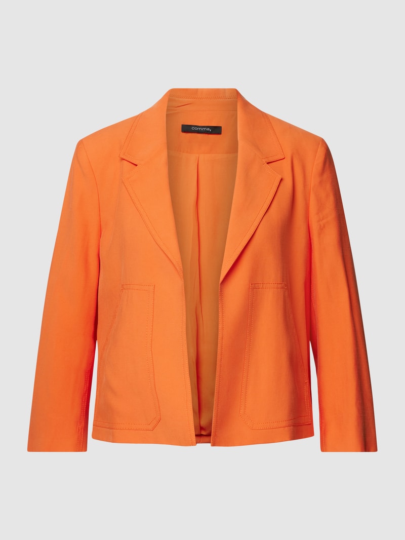 Blazer mit Reverskragen Modell 'juni' in dunkel orange