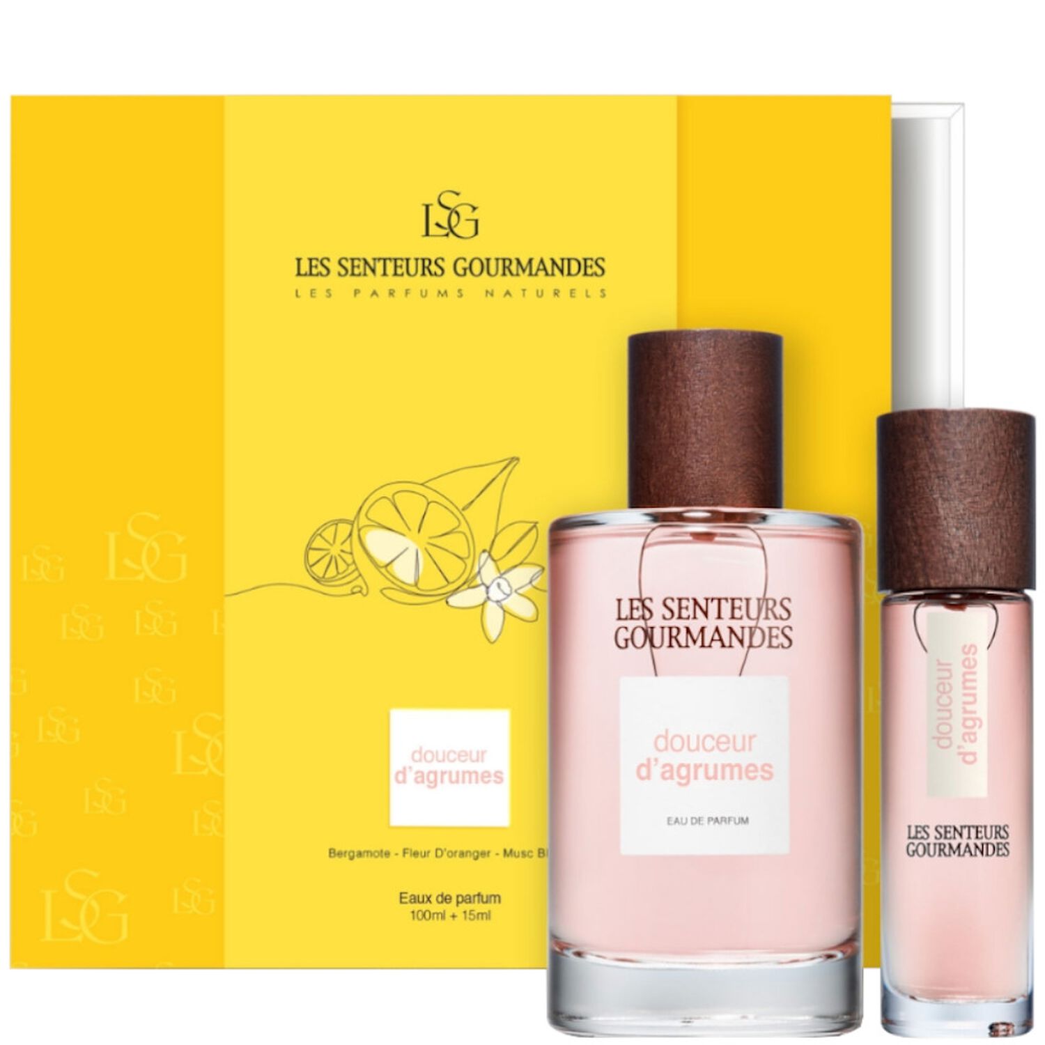 Les Senteurs Gourmandes Douceur D'Agrumes Coffret Eau de Parfum 100 ml + 15 ml