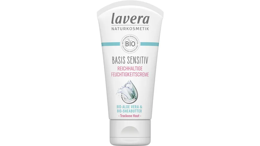 lavera BASIS SENSITIV Reichhaltige Feuchtigkeitscreme 50 ml