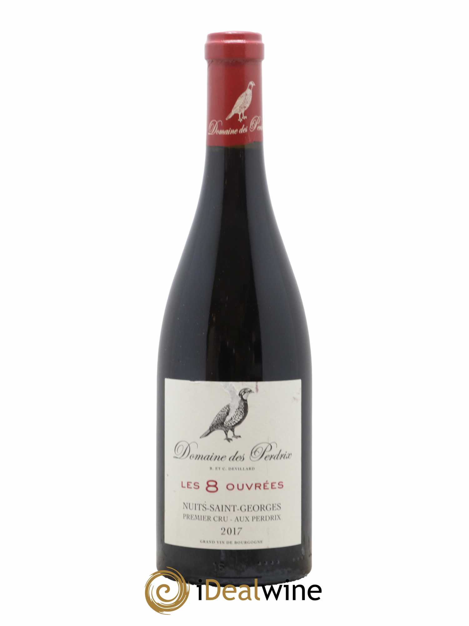 Nuits Saint-Georges 1er Cru Aux Perdrix Les 8 Ouvrées Perdrix (Domaine des)  2017 - Lot de 1 Bouteille