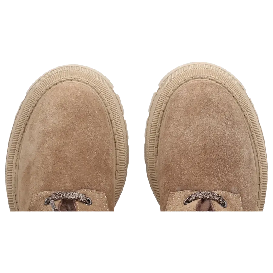 EN AVANT - Stiefeletten C004 Veloursleder - beige