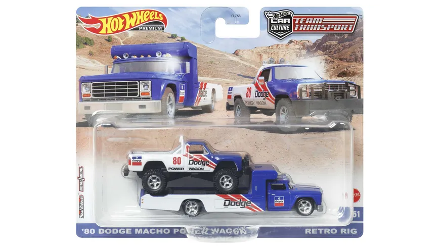 Hot Wheels Premium Car Culture Team Transport Fahrzeuge, 1 Stück, sortiert