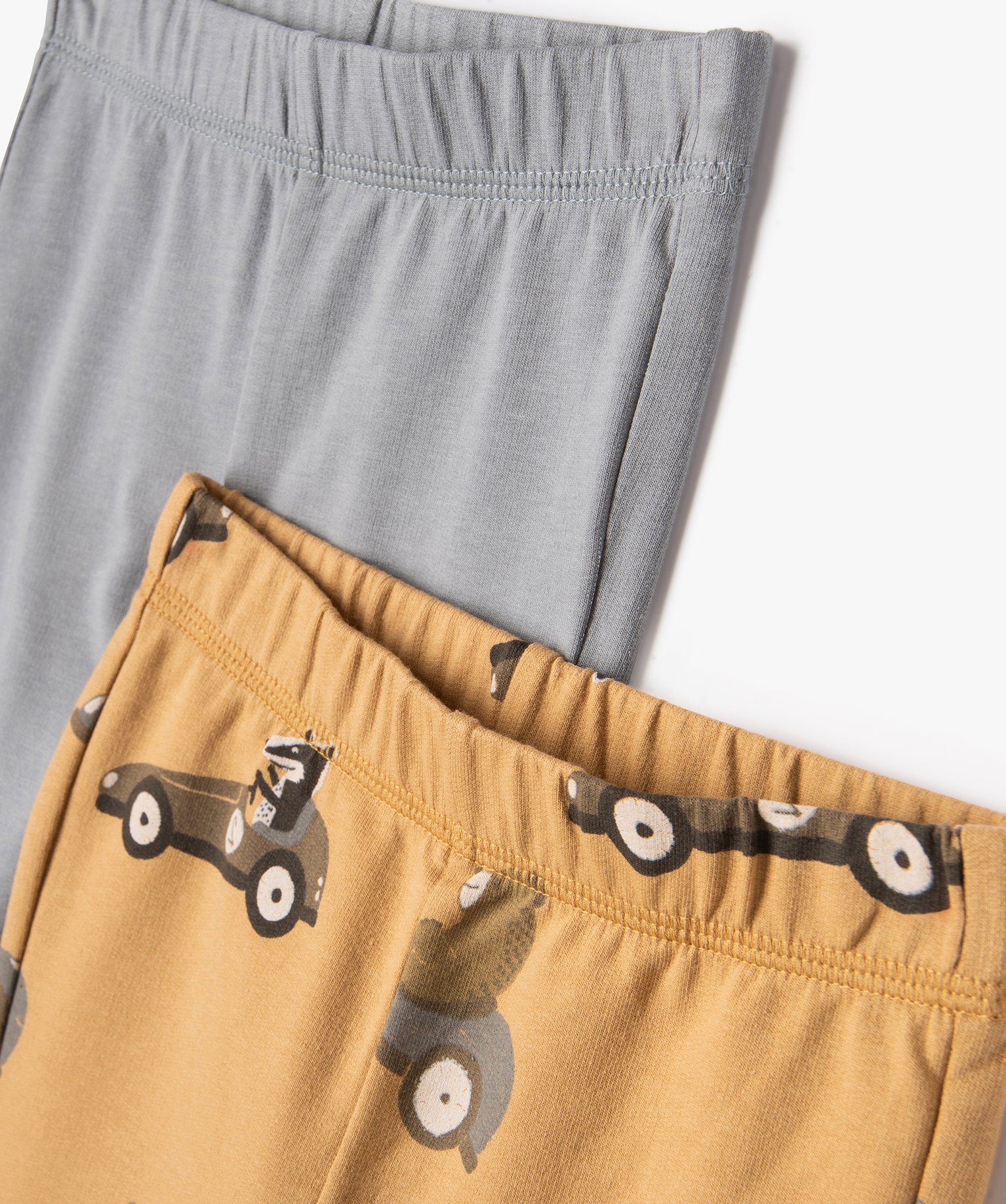 Pantalon en maille à taille élastiquée bébé Garçon (lo... jaune | GEMO