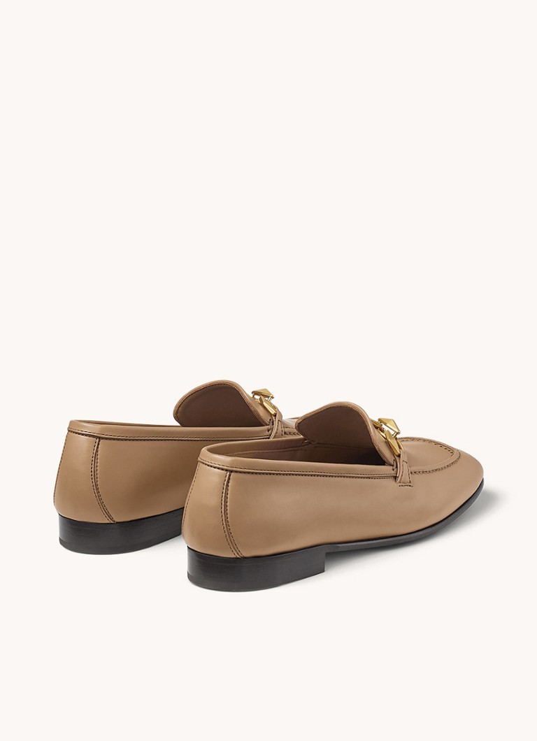 Mocassins Jimmy Choo Diamond Tilda em couro de bezerro